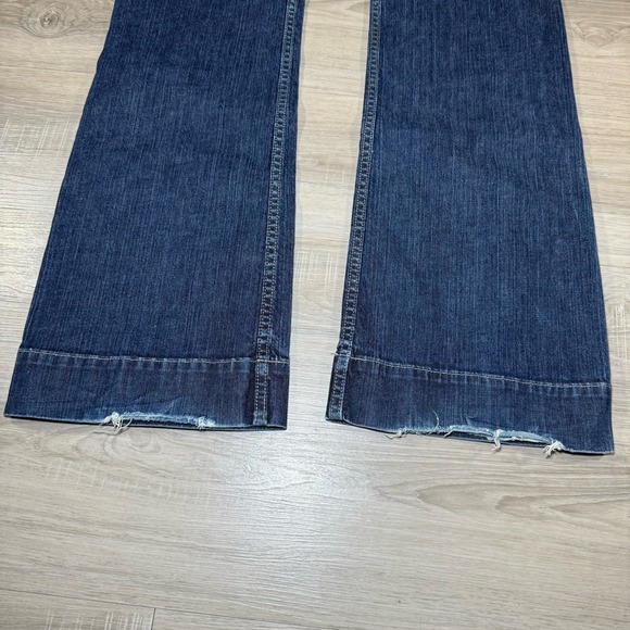 Buckle Women's Flare Jeans in Dark Blue - Picture 4 of 7